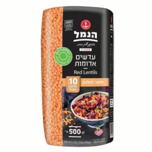 עדשים אדומות כתומות