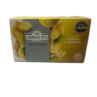 חליטת לימון וג'ינג'ר