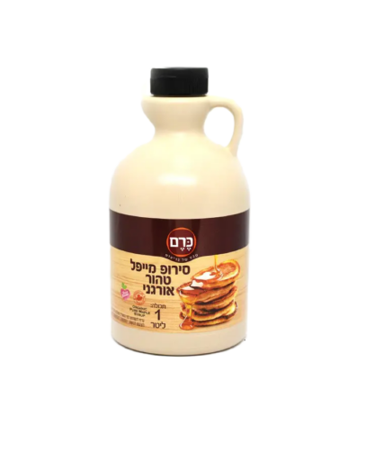 סירופ מייפל אורגני טהור