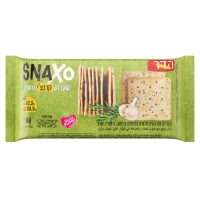קרקר SNAXO דק עם קינואה, רוזמרין ושום