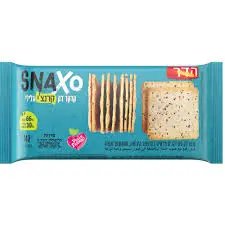 קרקר SNAXO דק עם קינואה, שומשום וקצח