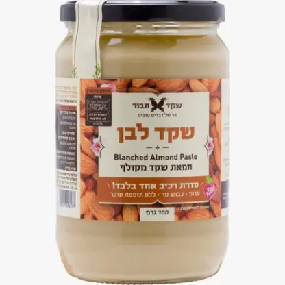 חמאת שקד לבן טבעי