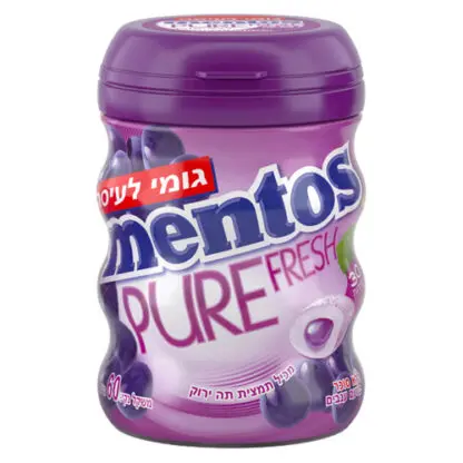 מנטוס מסטיק בטעם ענבים