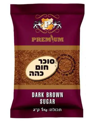 סוכר חום כהה לח