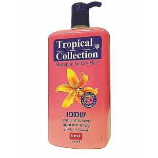 שמפו לשיער יבש ופגום בניחוח טרופי