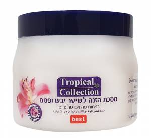 מסיכת הזנה לשיער יבש ופגום בניחוח טרופי