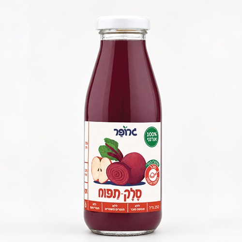 מיץ סלק תפוח אורגני